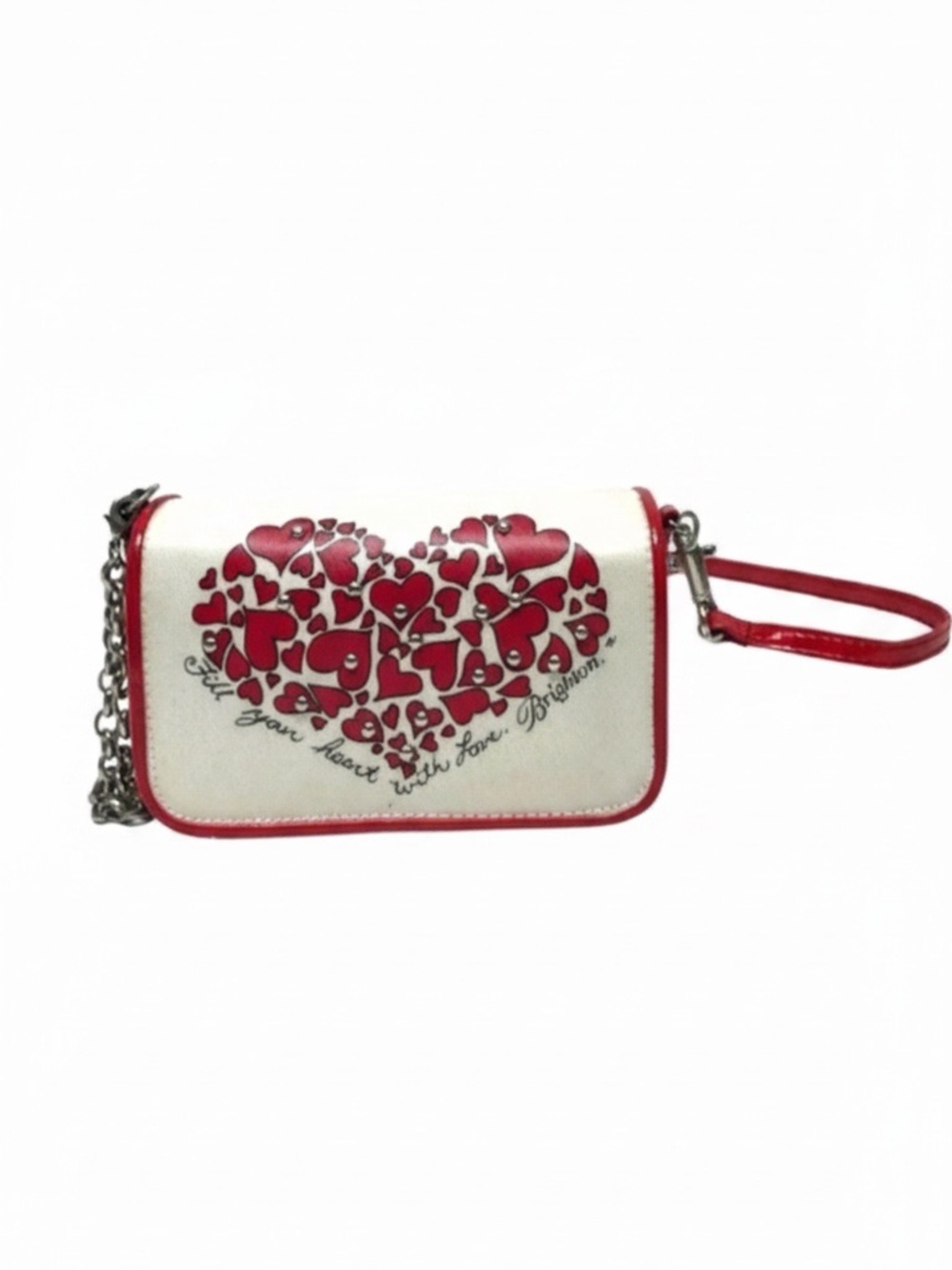 Brighton "Fill Your Heart with Love" Media Case Crossbody Bag
